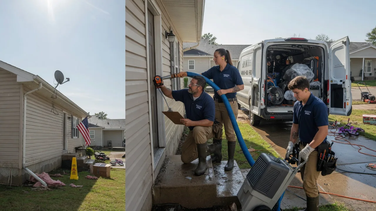Ceiling Water Damage Restoration in Thornton, IA near me